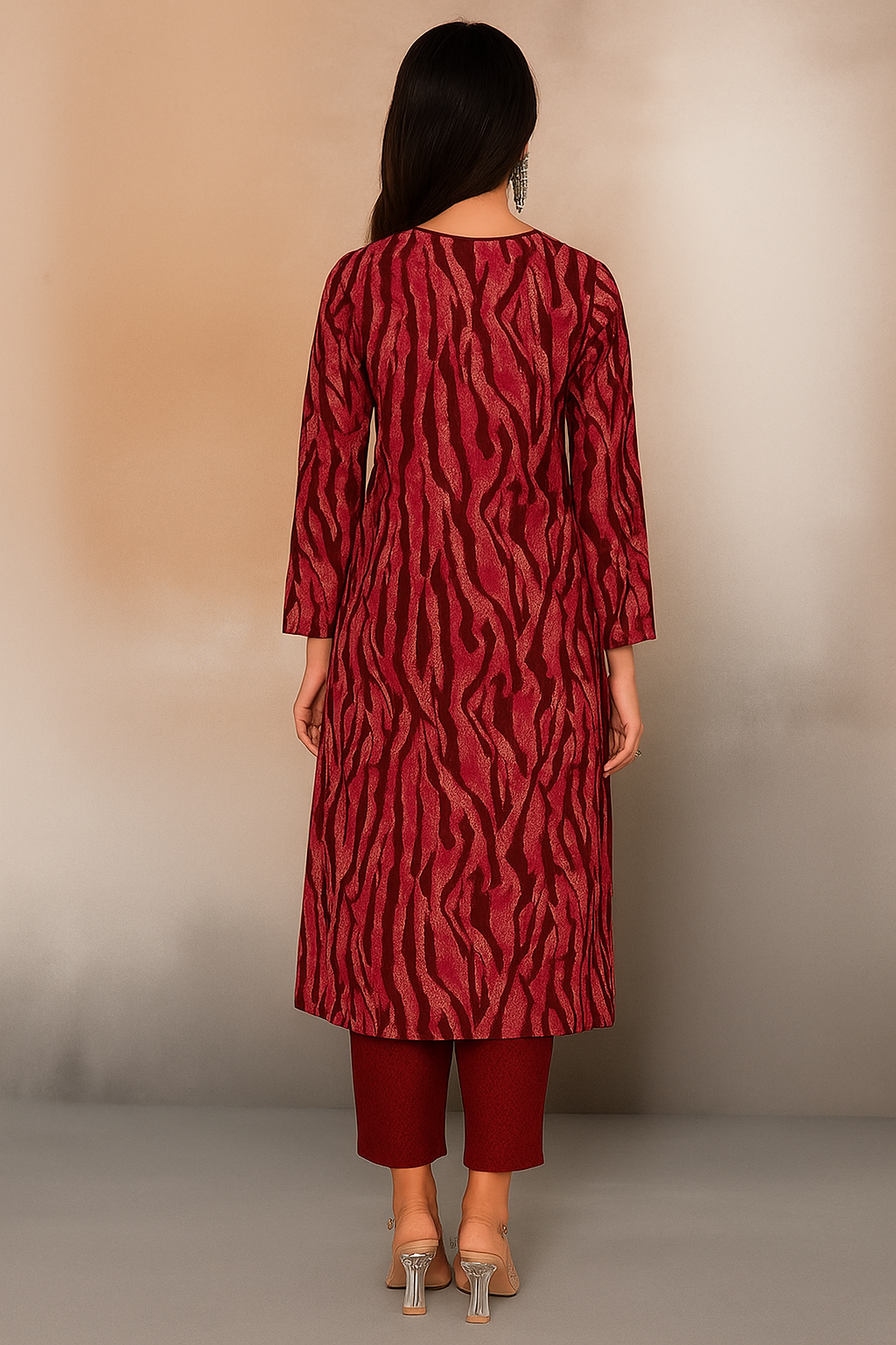 Women's multi color printed Cotton Salwar Suit Set with Dupatta | Ethnic Wear Kurta Pant Set - Image 2