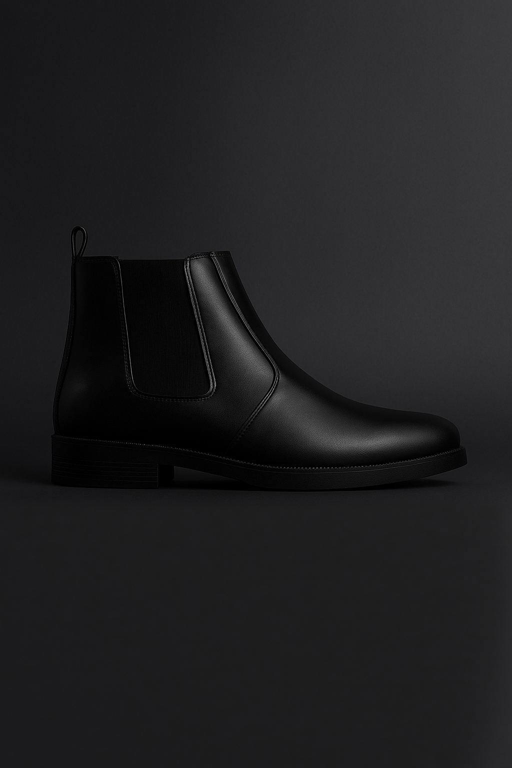 Men’s black Leather Chelsea Boots – Classic Slip-On Ankle Boots - Image 3