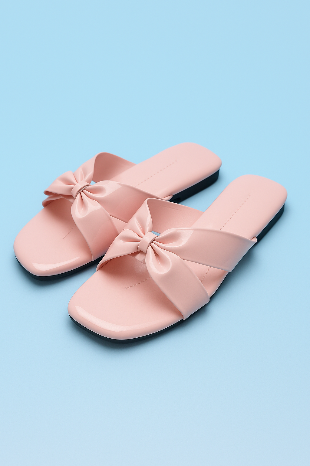 Women & kids Bow Slip-On Flats – Stylish Casual Sandals for Everyday Wear - Image 4