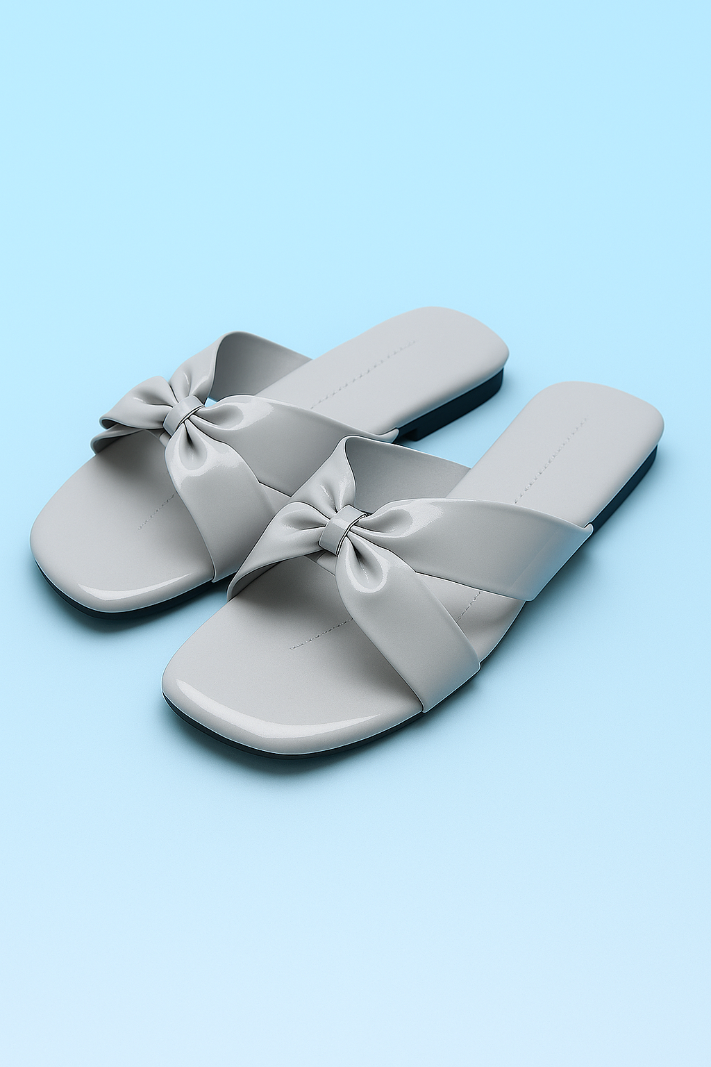 Women & kids Bow Slip-On Flats – Stylish Casual Sandals for Everyday Wear - Image 3