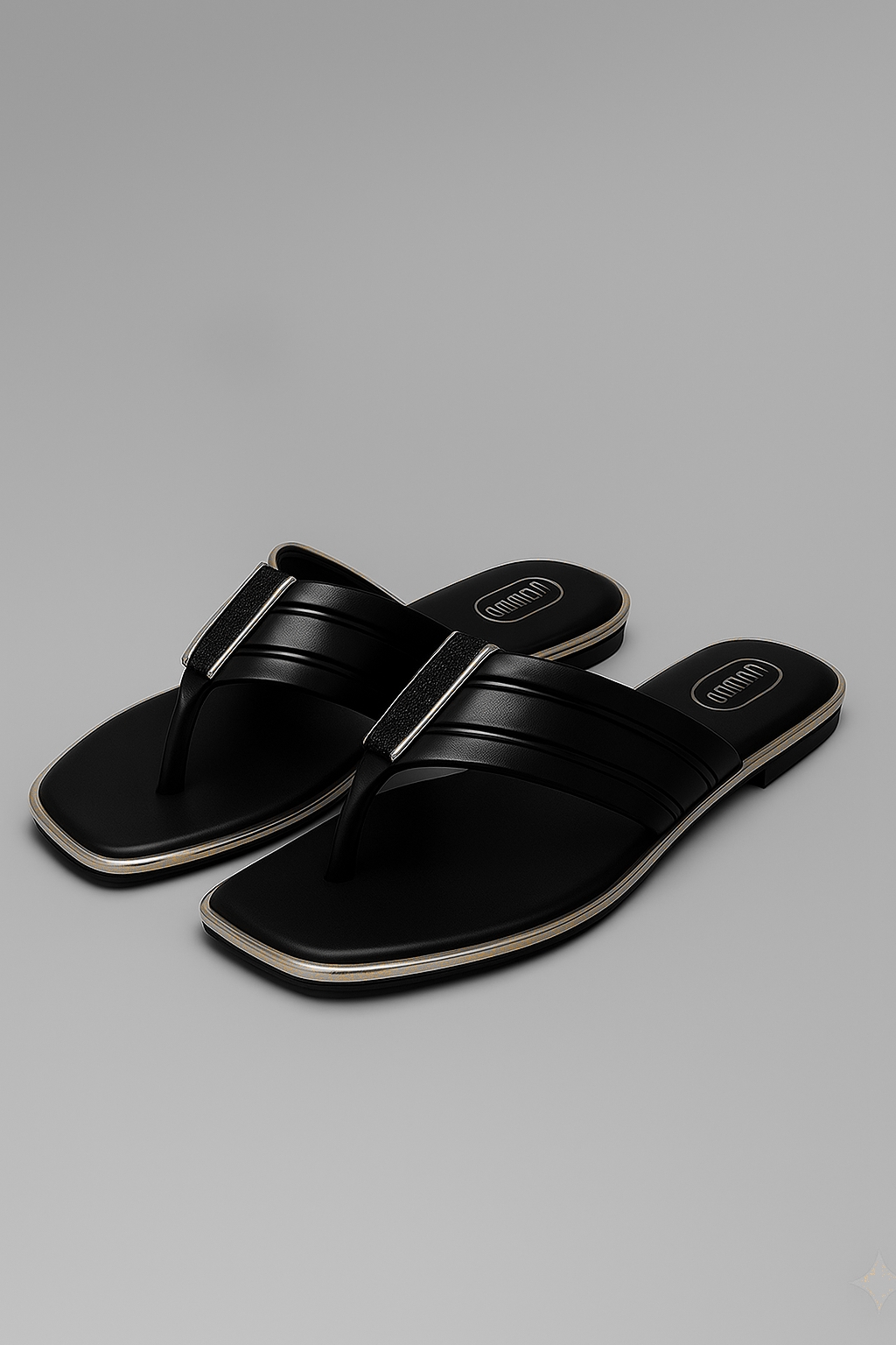 Women’s Embellished Toe Ring Flats – Stylish Slip-On Sandals for Casual & Party Wear - Image 4