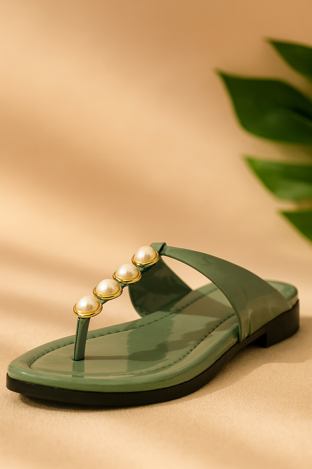 Women’s Pearl Flat Sandals - Image 3