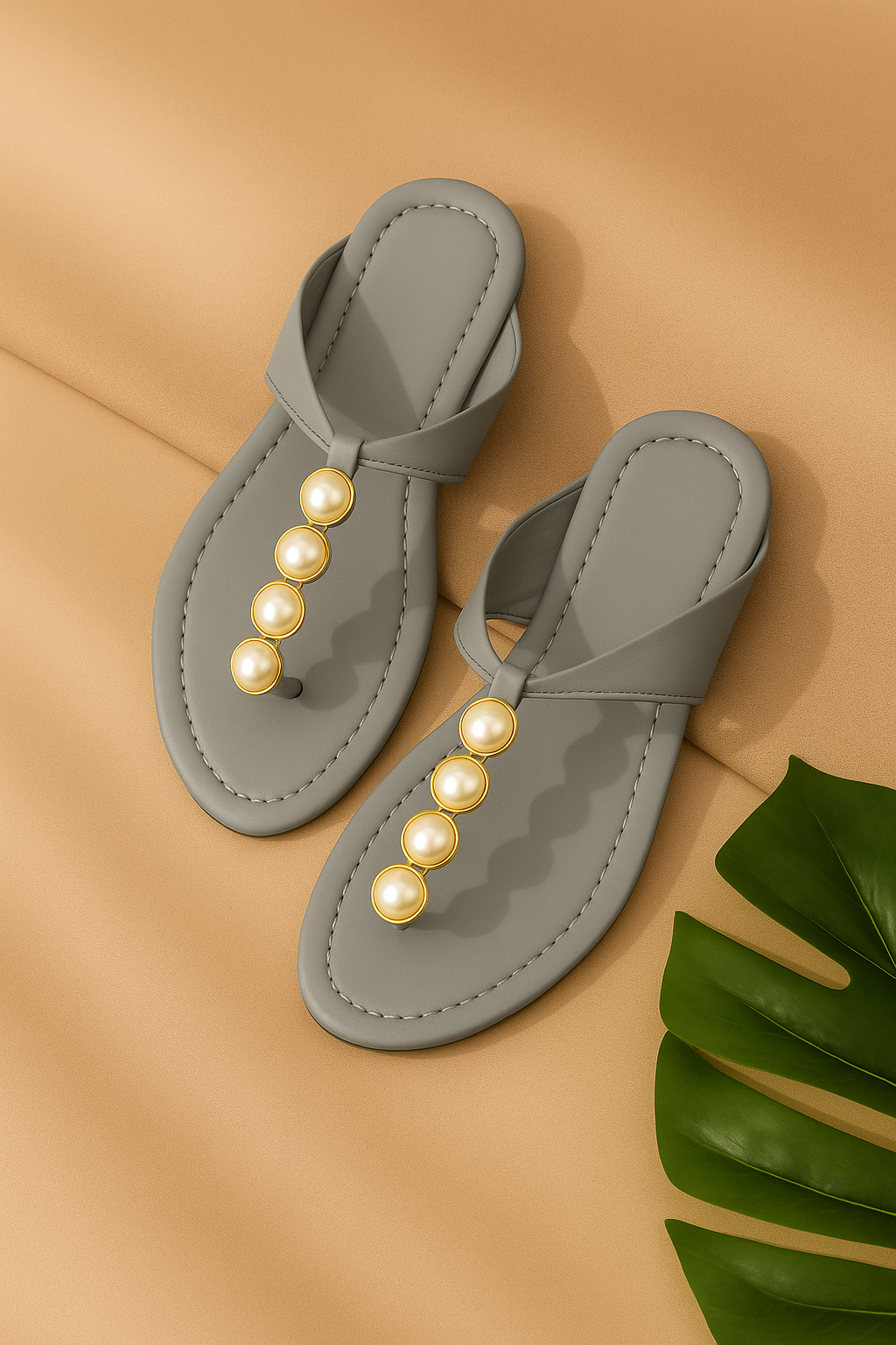 Women’s Pearl Flat Sandals - Image 4