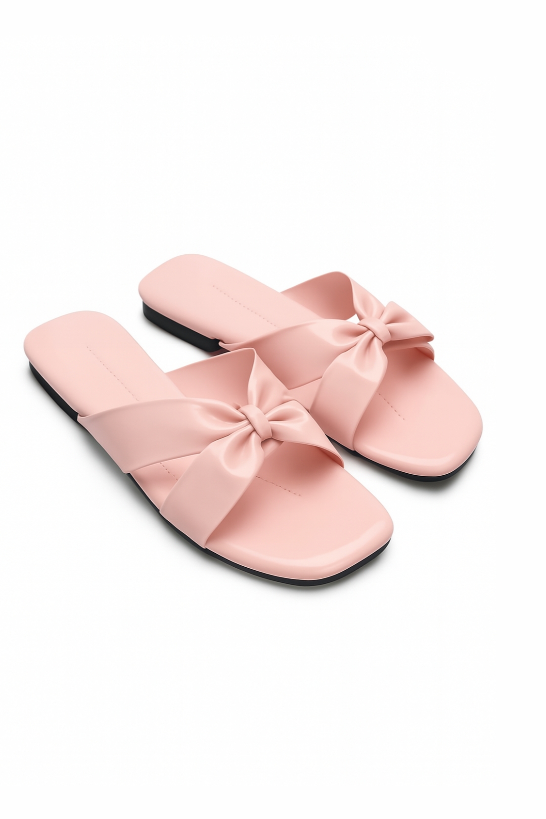 Women & kids  Bow Slip-On Flats – Stylish Casual Sandals for Everyday Wear