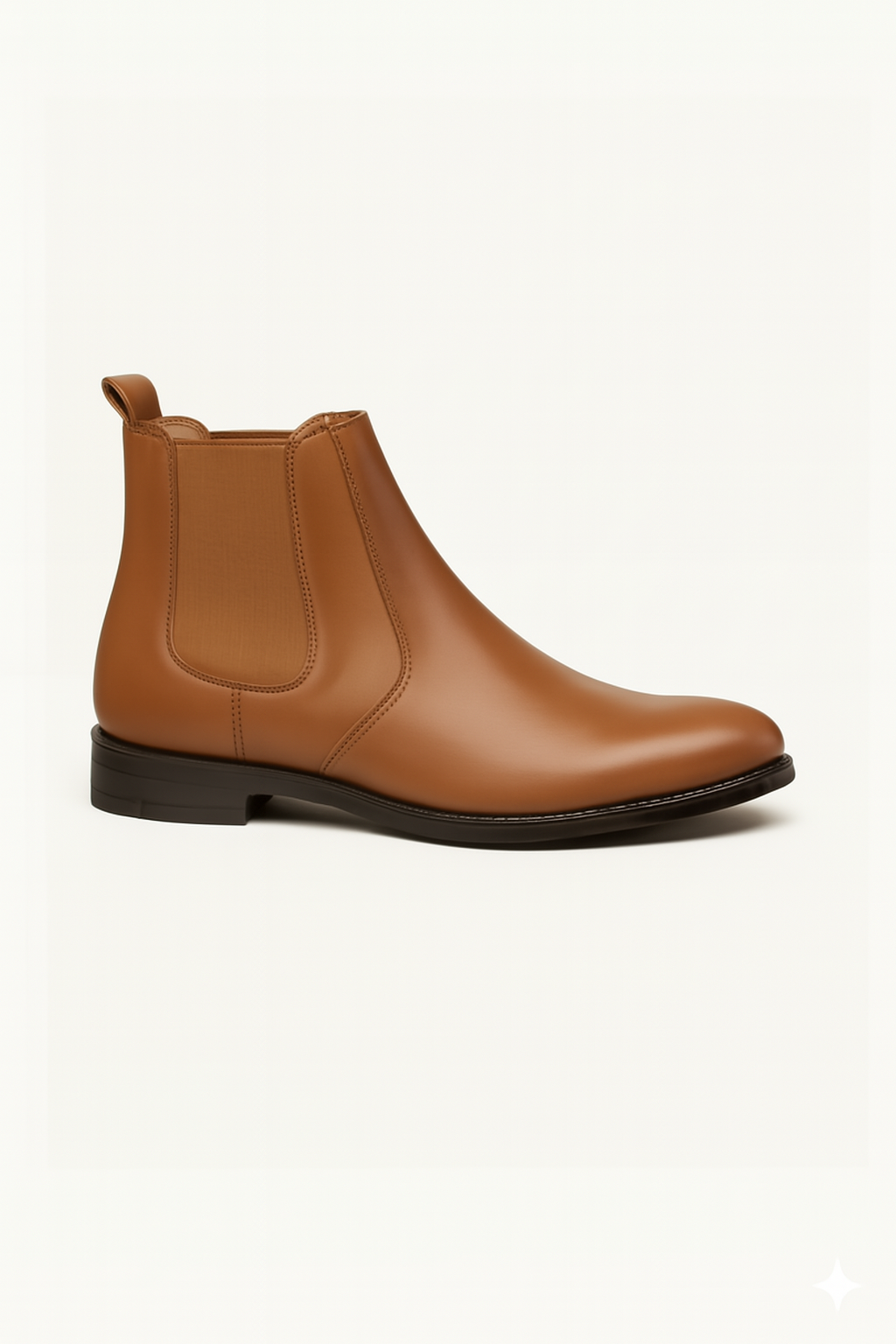 Men’s Lighter Brown Chelsea Boot in Hand-Finished