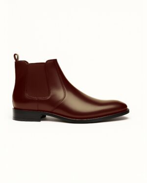 The Sculpted Silhouette – dark Brown Chelsea for men