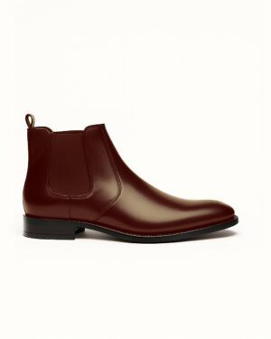 The Sculpted Silhouette – dark Brown Chelsea for men