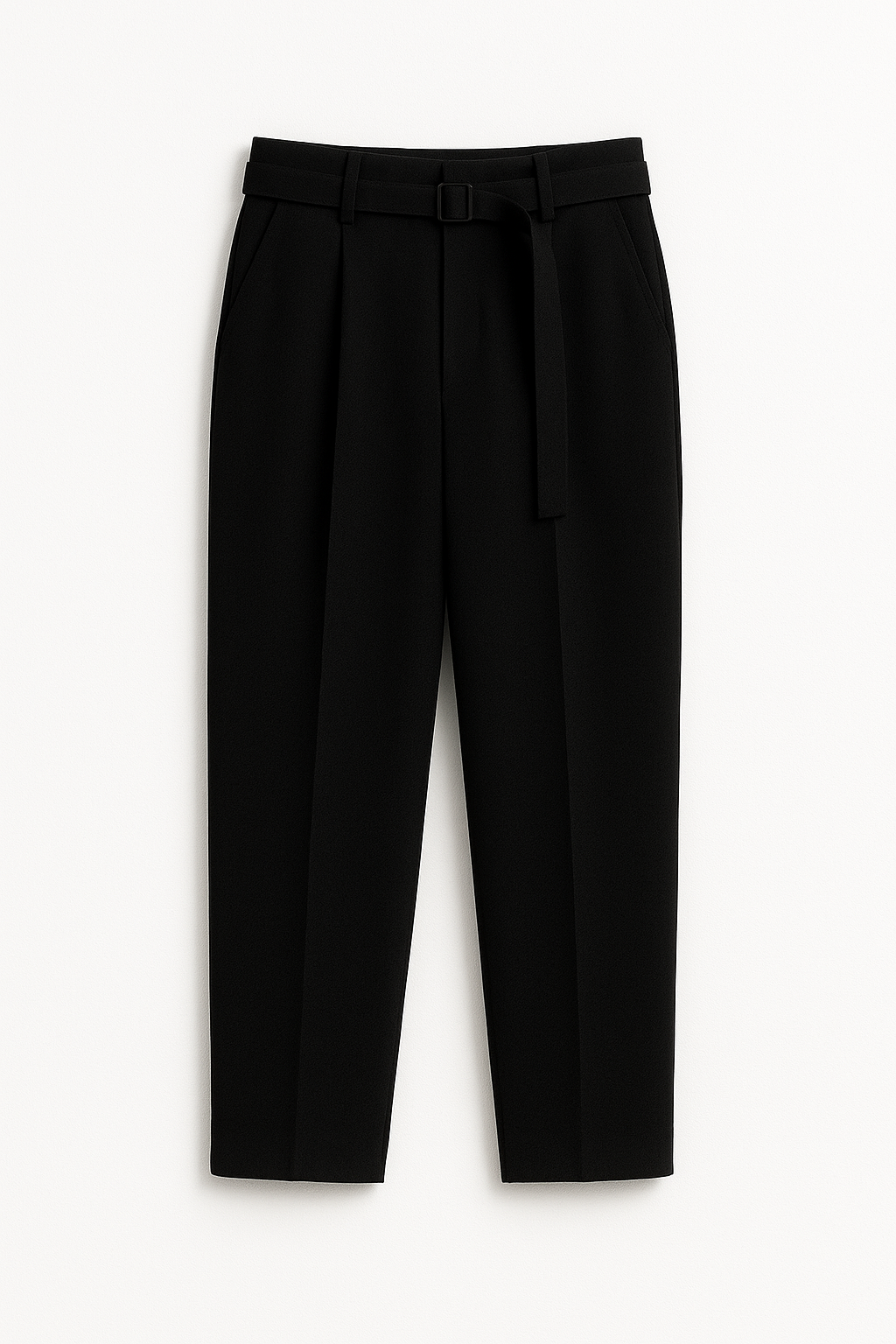 Classic Straight Fit Cotton Trousers
