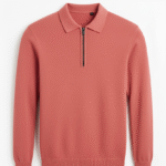 Modern Full-Sleeve Polo with Zip Collar