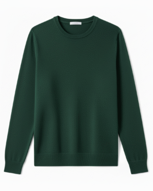 Luxe Soft-Touch Grey Pullover-green