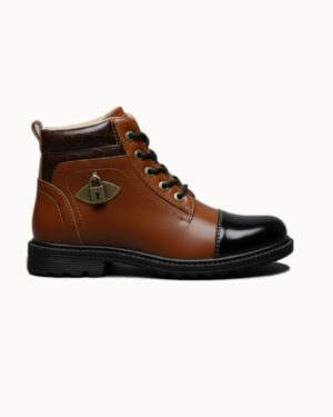 Stylish Lace-Up brown Ankle Boots – Durable Outdoor & Casual Wear for men
