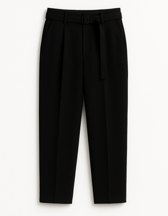 Classic Straight Fit Cotton Trousers