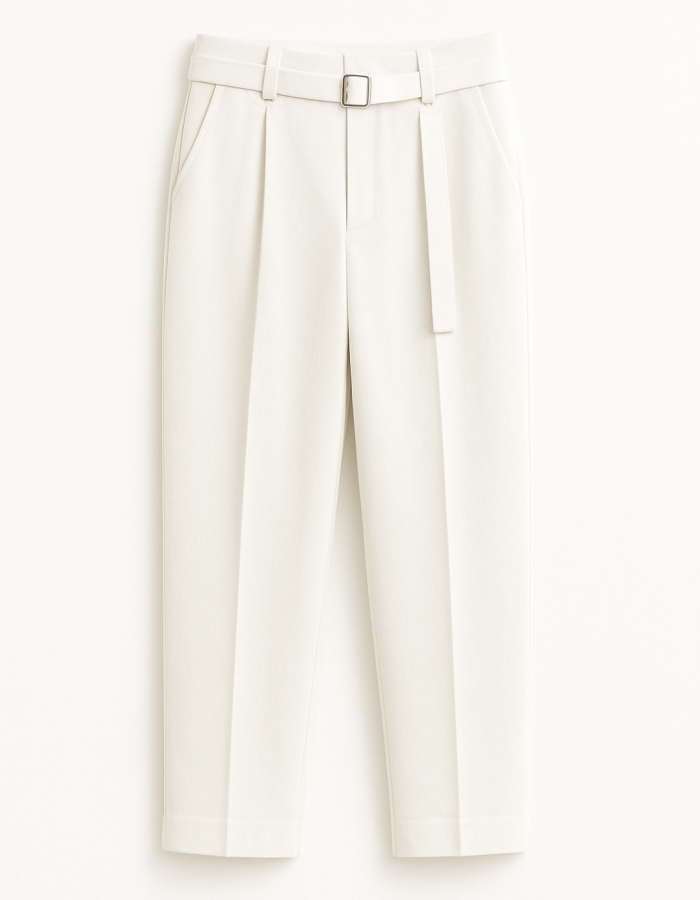 Premium Tailored Cotton Pants – Straight Cut